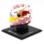 Sergio Pérez Casco en miniatura Fórmula 1 GP de Las Vegas 2023 1/4