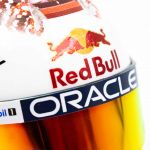 Sergio Pérez Miniaturhelm Formel 1 Las Vegas GP 2023 1:4