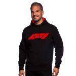 Formule 1 Pull à capuche Logo noir
