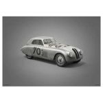 Affiche BMW 328 - Silver - Mille Miglia - 1940  - Colors of Speed