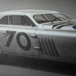 Poster BMW 328 - Silver - Mille Miglia - 1940  - Colors of Speed