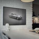 Affiche BMW 328 - Silver - Mille Miglia - 1940  - Colors of Speed