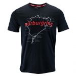 Nürburgring T-Shirt Racetrack schwarz