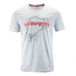 Nürburgring Camiseta Racetrack gris melange