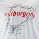 Nürburgring T-Shirt Racetrack grau melange