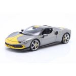 Ferrari 296 GTB Assetto Fiorano 2022 gris métallisé 1/18