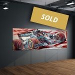 Kunstwerk Lewis Hamilton 2019 #0042