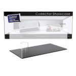 Vitrine pour 1 casque à l'échelle 1/2 et 1 maquette de voiture à l'échelle 1/18