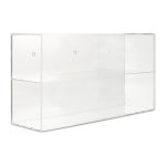 Vitrina para cascos a escala 1/2 o maquetas de coches a escala 1/18 espejo