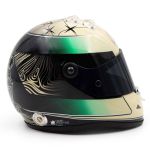Mick Schumacher casco in miniatura 2024 1/2