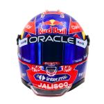 Sergio Pérez Miniaturhelm Formel 1 Mexiko GP 2024 1:4