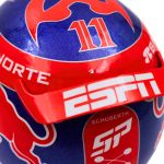 Sergio Pérez miniature helmet Formula 1 Mexico GP 2024 1/2