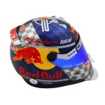 Sergio Pérez miniature helmet Formula 1 Silverstone GP 2024 1/4