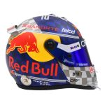 Sergio Pérez miniature helmet Formula 1 Silverstone GP 2024 1/2