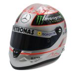 Michael Schumacher Platinum Helmet Spa 300th GP 2012 1/2