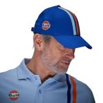 Gulf Casquette Stripe bleu