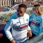 Martini Racing Felpa con cappuccio bianco