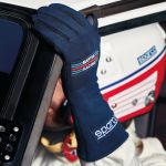 Martini Racing Gants de course Replica bleu
