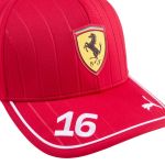 Scuderia Ferrari Cap Leclerc red