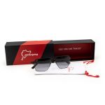 Nürburgring Sonnenbrille Hohe Acht schwarz/rot