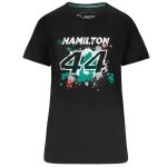 Mercedes-AMG Petronas Hamilton T-Shirt Femmes noir