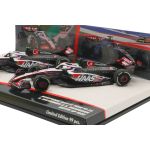 Haas F1 Team Hülkenberg / Magnussen Austin GP 2023 Doppel-Set 1:43