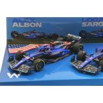 Williams Racing Team FW45 Albon / Sargeant Austin GP 2023 Doppel-Set 1:43