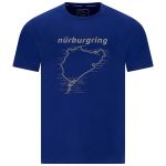 Nürburgring T-Shirt Racetrack blue