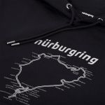 Nürburgring Hoodie Racetrack black