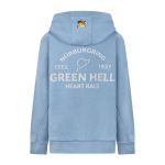 Nürburgring Kinder Kapuzensweatjacke Technical blau