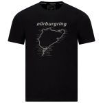 Nürburgring Camiseta Racetrack negro