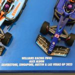 Alexander Albon Silverstone, Singapur, Austin, Las Vegas GP 2023 4er-Set 1:43