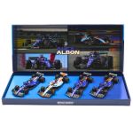 Alexander Albon Silverstone, Singapur, Austin, Las Vegas GP 2023 4er-Set 1:43