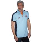 Gulf Poloshirt Since 1901 light blue