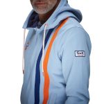 Gulf Veste à capuche Since 1901 bleu clair