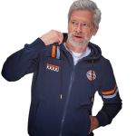Gulf Hybrid Kapuzensweatjacke blau