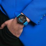 Paddock Reloj mujer cuero azul