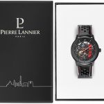 Paddock Montre cuir rouge