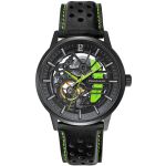 Paddock Watch leather green