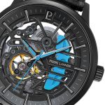 Paddock Montre cuir bleu