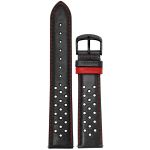 Paddock Armbanduhr Mailänder + Leder rot