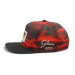 Nürburgring Cappuccio per bambini Legend Flat Brim rosso/nero