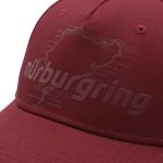 Nürburgring Casquette Racetrack rouge