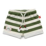 Nürburgring Baby Shorts Stripes grün/beige