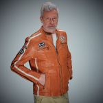 Gulf Vintage Racing Jacket 125 orange