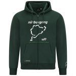 Nürburgring Hooded Sweatjacket Pitstop green