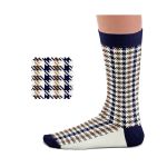 Pepita Socken navy/beige