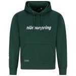 Nürburgring Felpa con cappuccio Pitstop verde