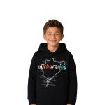 Nürburgring Sudadera con capucha para niños Racetrack negro