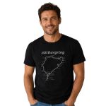 Nürburgring T-Shirt Racetrack noir